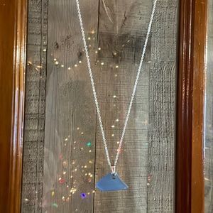 Montana Yellowstone River Glass Necklace